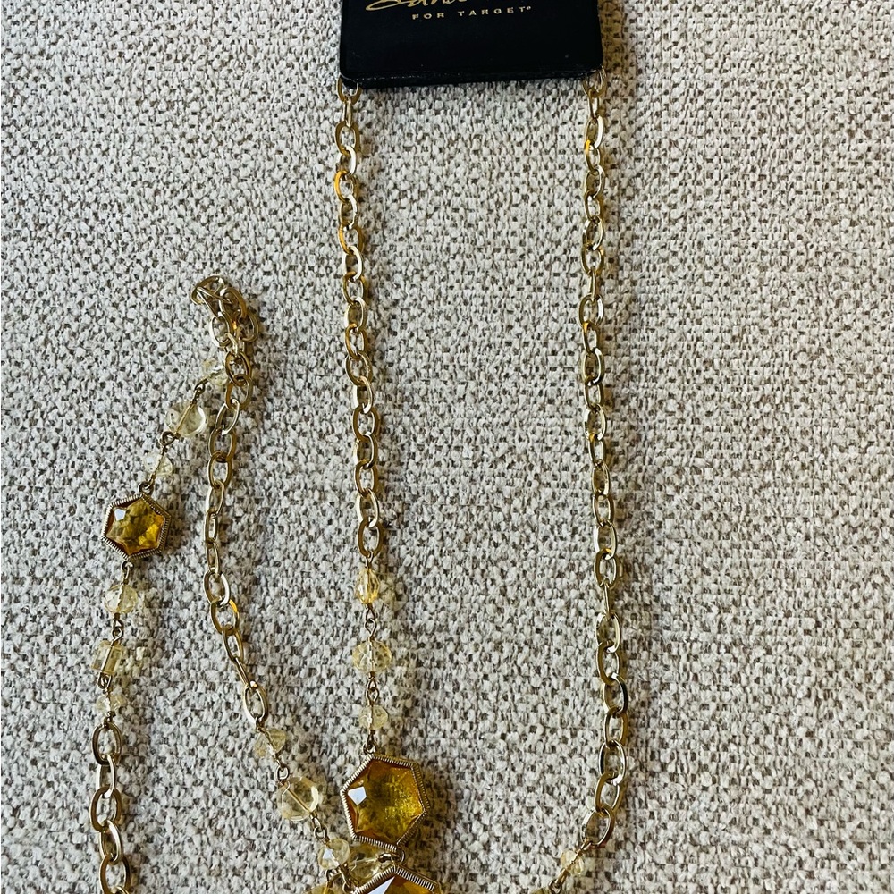 Dana Kellin for Target Gold long Necklace